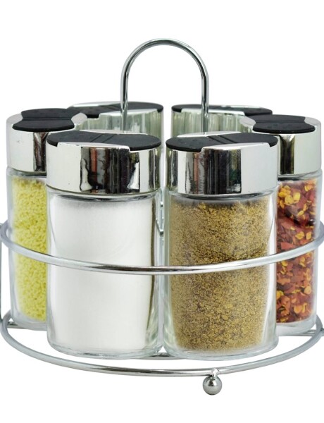 SET DE ESPECIEROS CON SOPORTE 6 PIEZAS 110 ML SET DE ESPECIEROS CON SOPORTE 6 PIEZAS 110 ML
