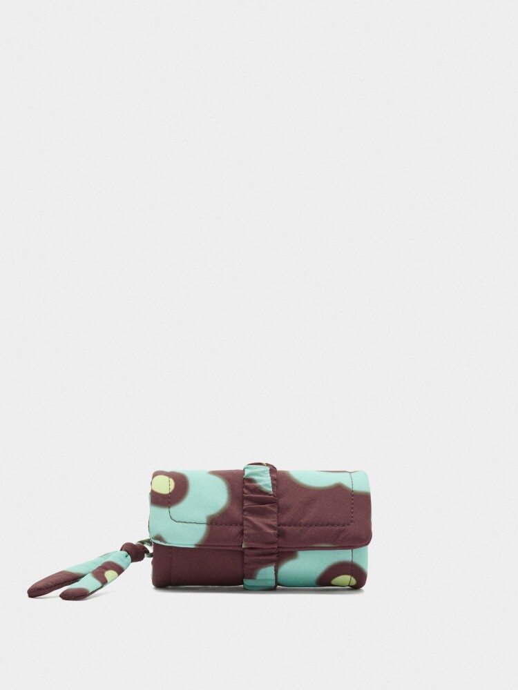 Joyero En Rollo Estampado De Nylon multicolor