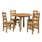Conjunto de Comedor 4 sillas - Brunei Natural