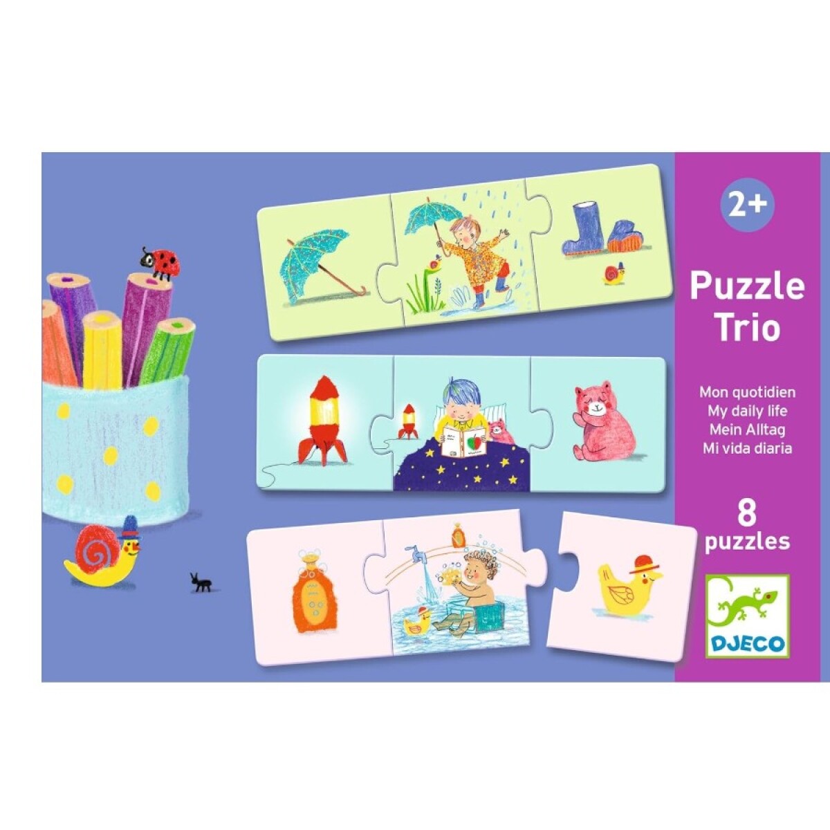 Puzzle Duo Escondite Djeco 