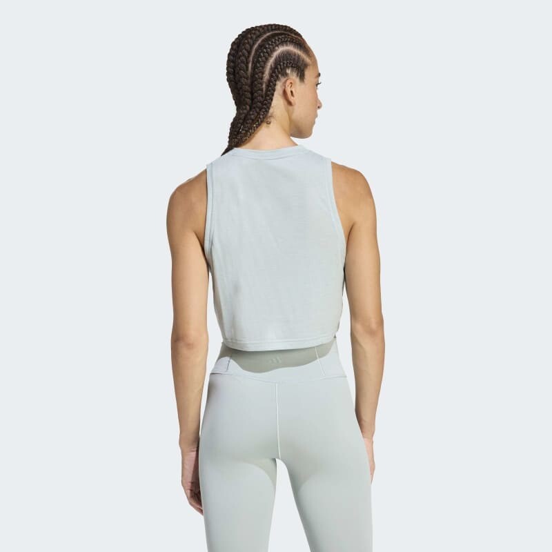 Musculosa Adidas Essentials Boxy Verde