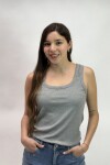Musculosa Rib Gris Musculosa Rib Gris