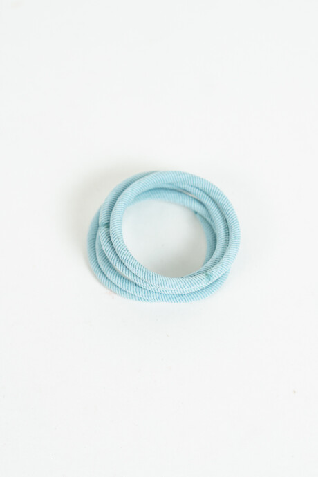 Gomita De Pelo Set X 5un. Azul