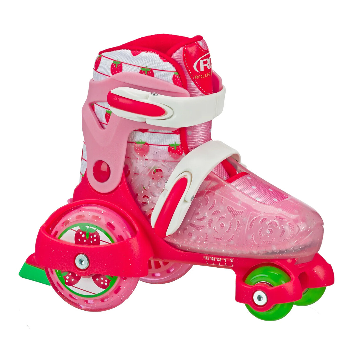 Patines ajustables de aprendizaje - Fresa 