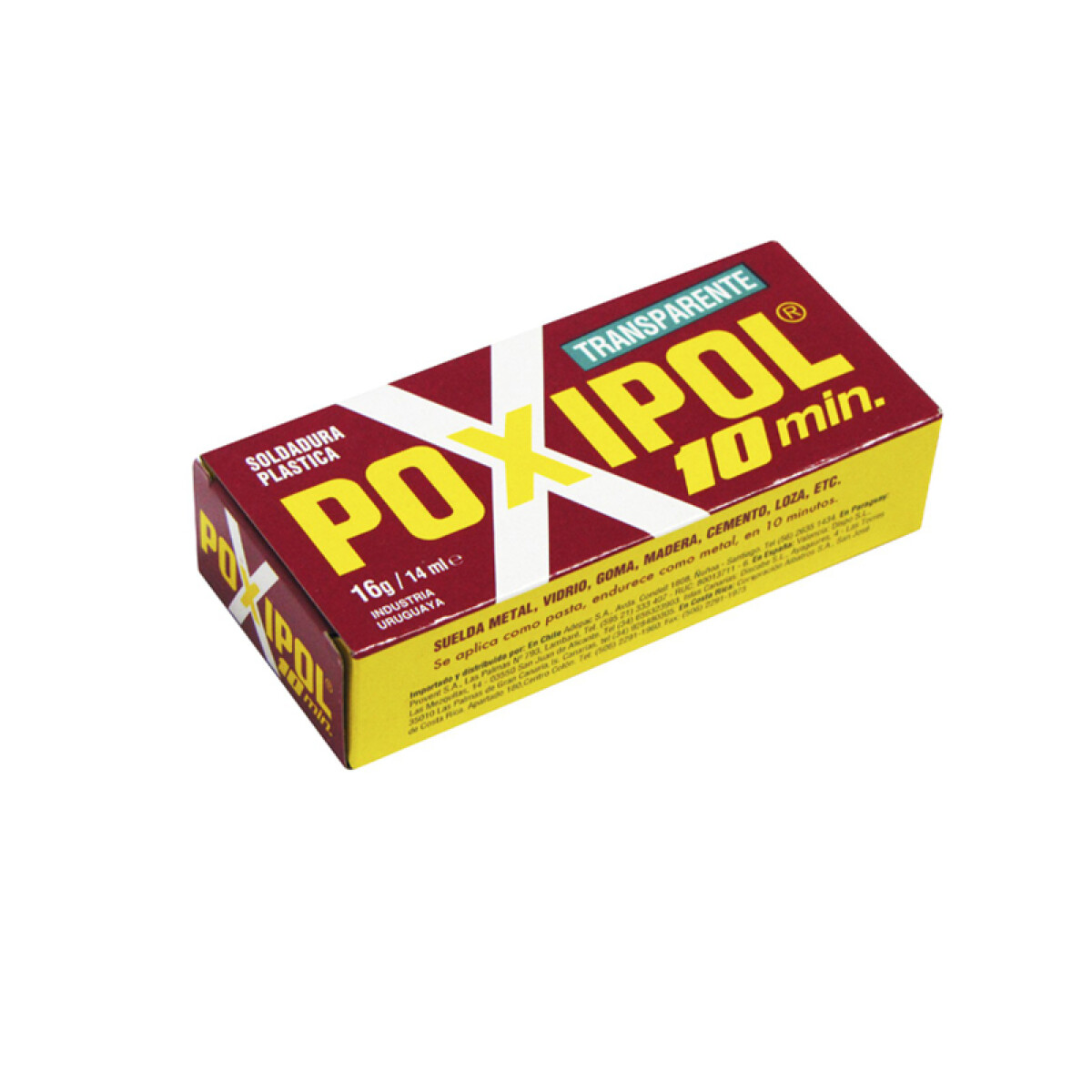 POXIPOL TRANSPARENTE 108G/70ML ++ - N/a 