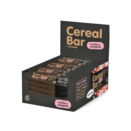 Mini Barra de Cereal Crowie CR002 sin Gluten 25GR FRUTILLA-AMAPOLA