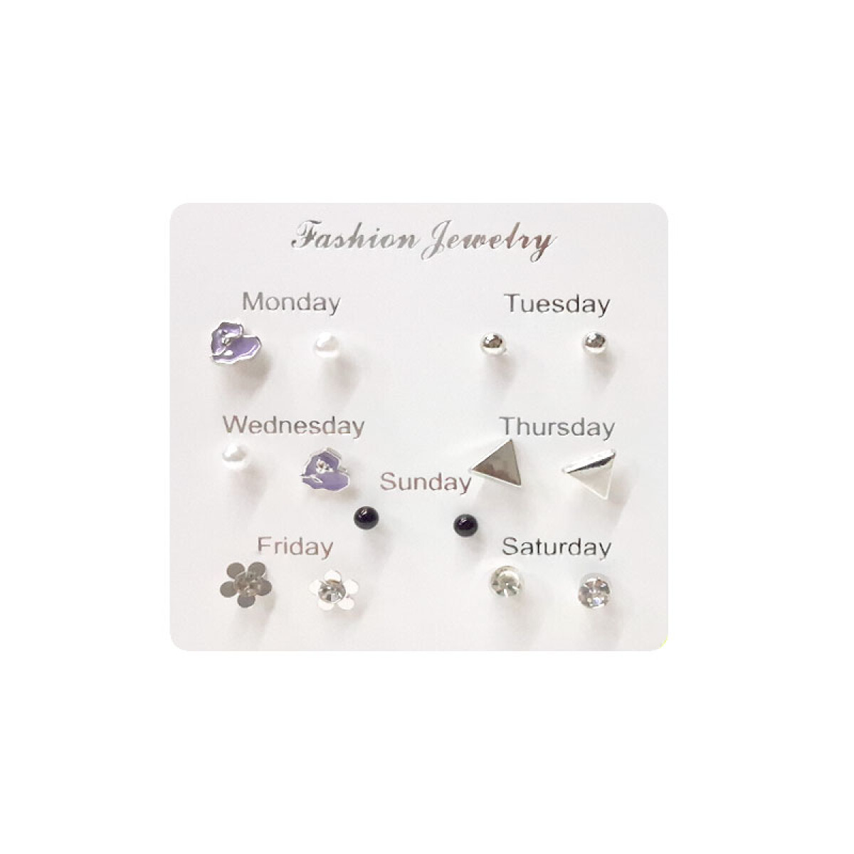 Caravanas hipoalergénicas x7 pares - Caravanas Hipoalergénicas X7 Pares 