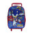 Mochila Infantil Sonic con Carro Tafeta Chica 30 x 23 cm AZUL