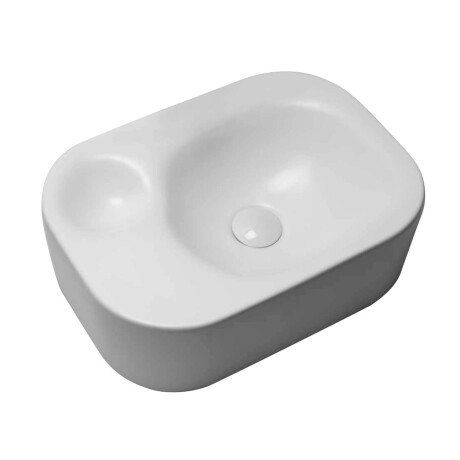 BACHA RECT DE APOYO BLANCA MATE PORCELANA 34X47CM 000