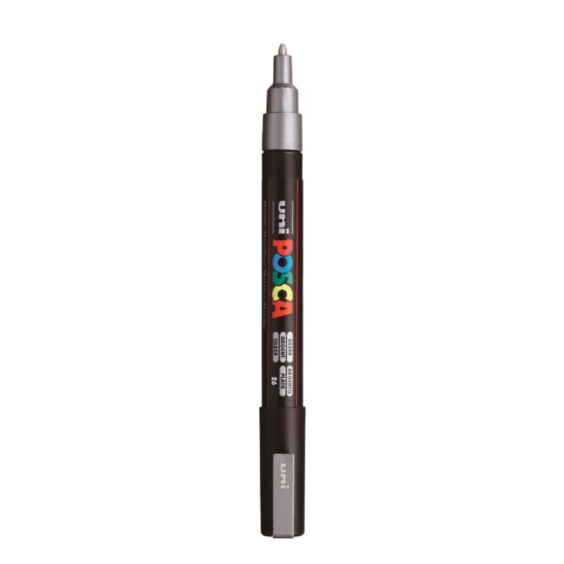 Marcador Uni Posca PC-3M 1.3mm Gris Marcador Uni Posca PC-3M 1.3mm Gris
