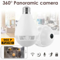 Cámara Lámpara 360° HD con Luz y Audio Cámara Lámpara 360° HD con Luz y Audio
