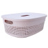 Canasto organizador c/tapa 38x28x15cm Canasto Organizador C/tapa 38x28x15cm