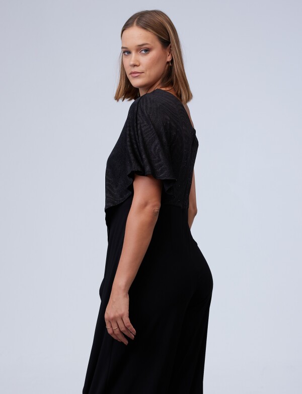 Enterito Overlay Lurex NEGRO