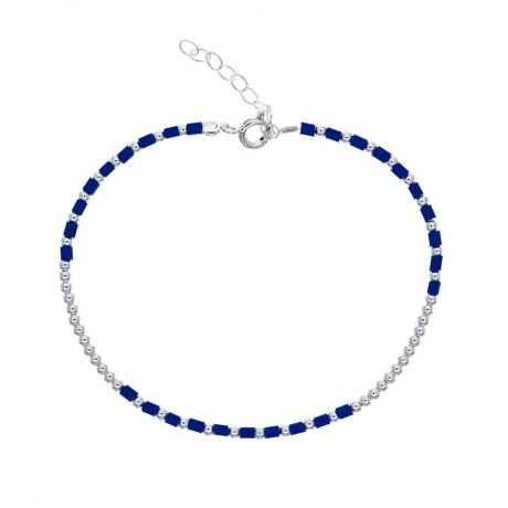 Pulsera De Plata 925 Resina