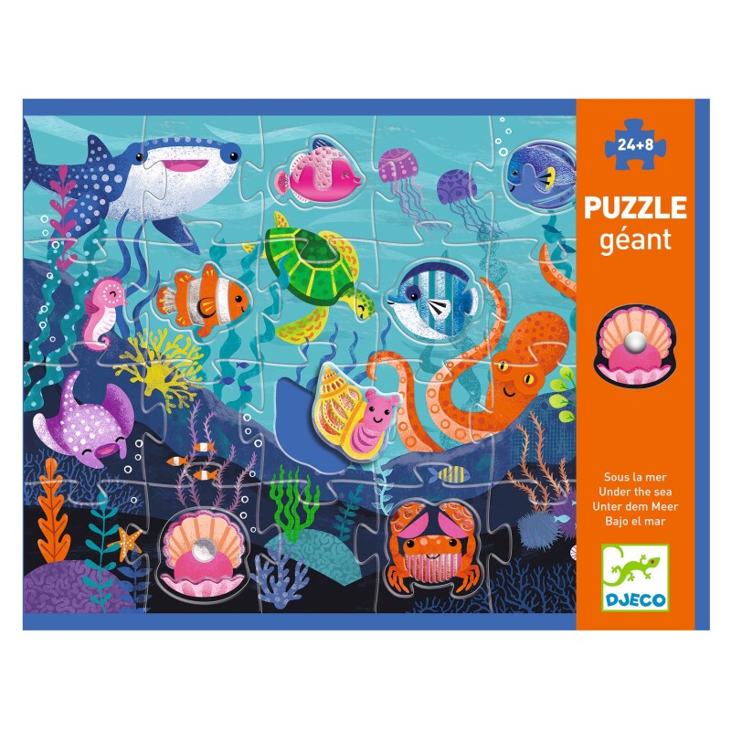 Puzzle Geant 24+8 Pcs 70x50cm 3+ Puzzle Geant 24+8 Pcs 70x50cm 3+