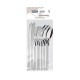 Juego cubiertos acero inox 12 piezas Inova BLANCO