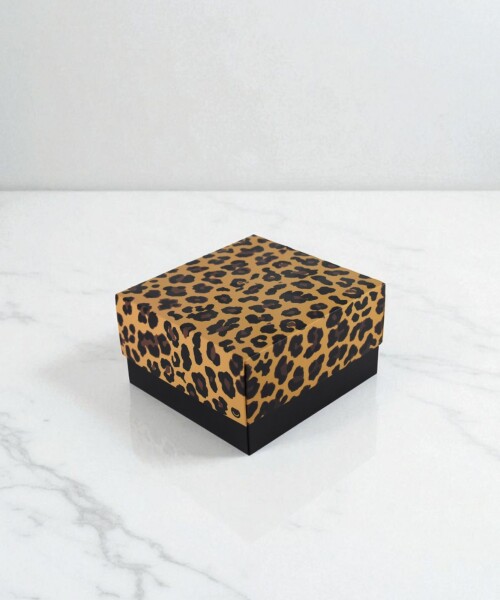 Caja laminada Caja Animal print - 15x16x9 cm