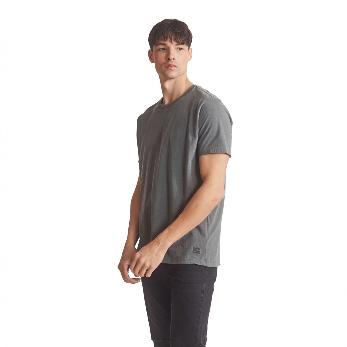 Remera de Hombre KristoBelga - Gris Topo 