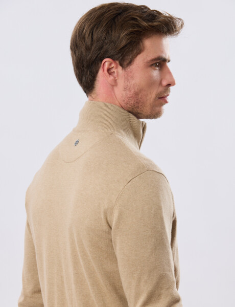 CAMPERA TEJIDA Beige