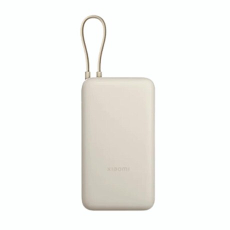 XIAOMI POWER BANK 10000MAH INTEGRATED CABLE Cargador Portátil XIAOMI Power Bank 22,5W 10.000 mAh Cable Integrado - Tan