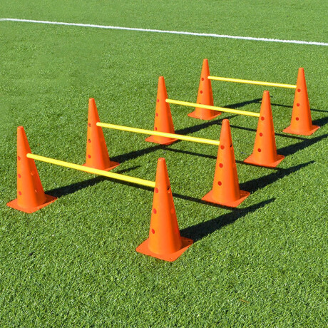 Cono Rigido Ranurado Valla 38cm Entrenamiento Fútbol Cono Rigido Ranurado Valla 38cm Entrenamiento Fútbol