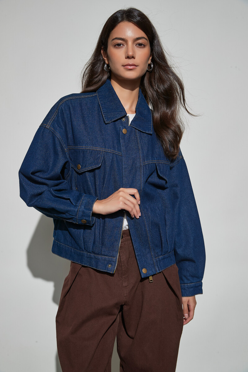 CAMPERA OSERA - AZUL OSCURO 