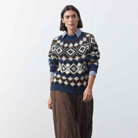 SWEATER SIRO Azul Oscuro