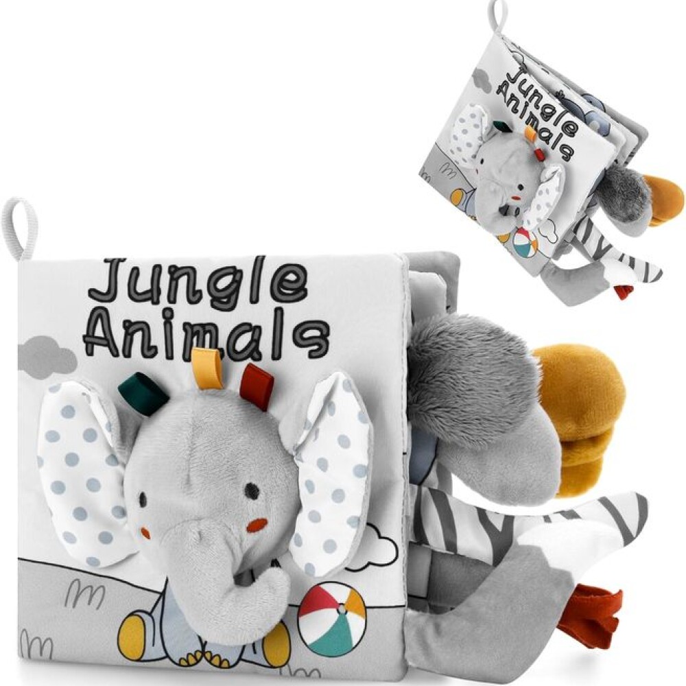 Libro texturas estimulacion animales elefante