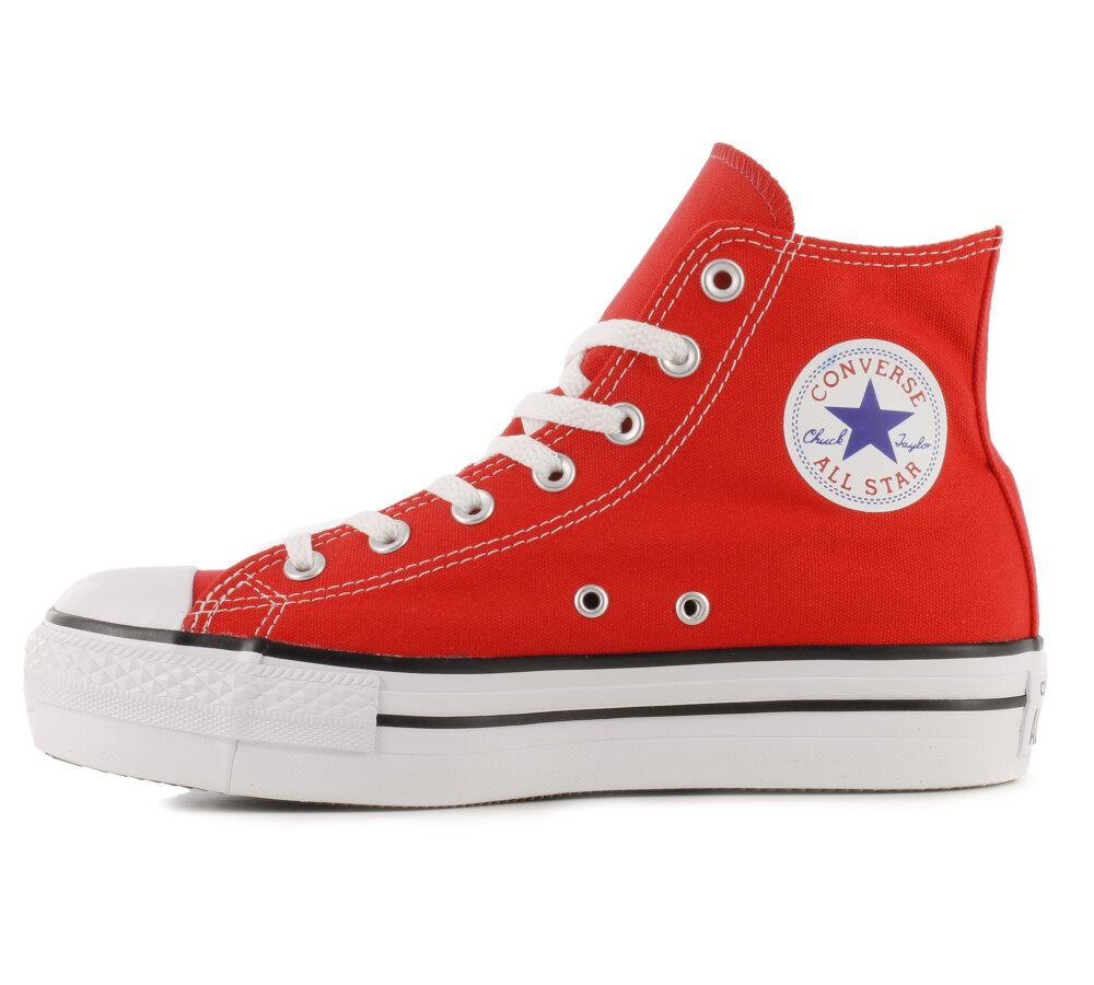 Chuck Taylor Hi Plataforma Converse - All Star - Rojo - Converse - Star - 045.571420010 — Stadium