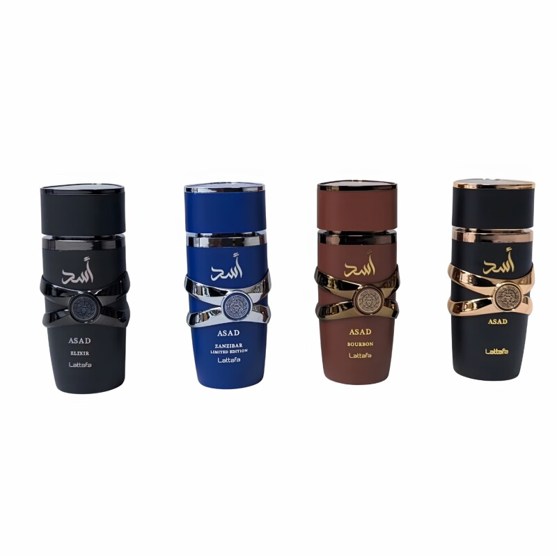 Set de Perfumes Lattafa Colección Asad Edp 4x25ml Set de Perfumes Lattafa Colección Asad Edp 4x25ml