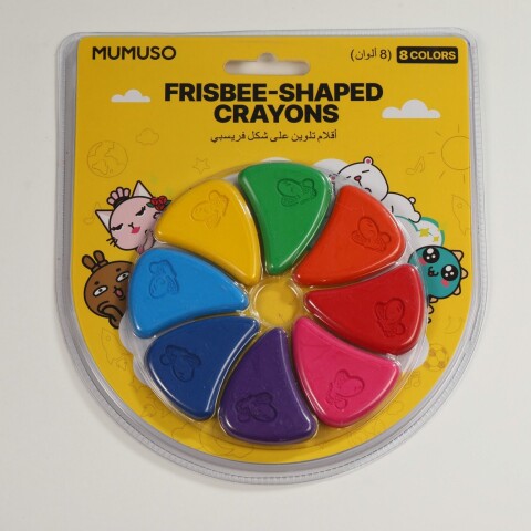 CRAYONES FORMA FRISBEE (8 COLORES) CRAYONES FORMA FRISBEE (8 COLORES)