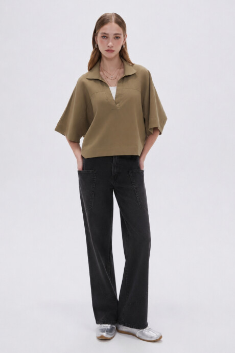Blusa Kolvir Verde Oliva Claro