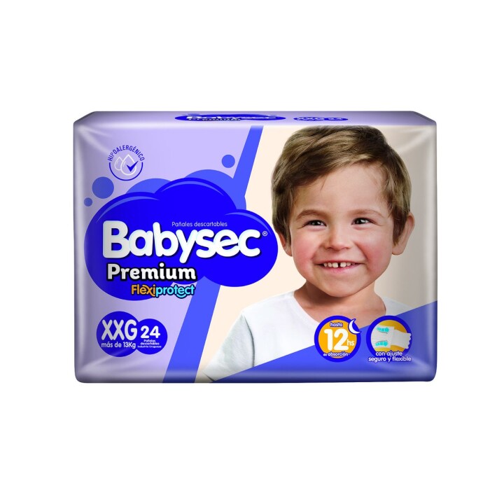 BABYSEC PREMIUM HIPER XXGRANDE PAQ. X 24 única