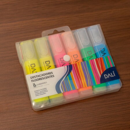 DESTACADOR FLUO DALI SURTIDOS X 6 DESTACADOR FLUO DALI SURTIDOS X 6