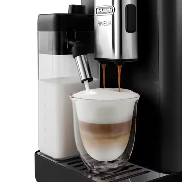 Cafetera Delonghi Rivelia Super Automática Full Touch NEGRO