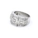 Anillo Platino Y Brillantes Redondos Y Baguette Anillo Platino Y Brillantes Redondos Y Baguette
