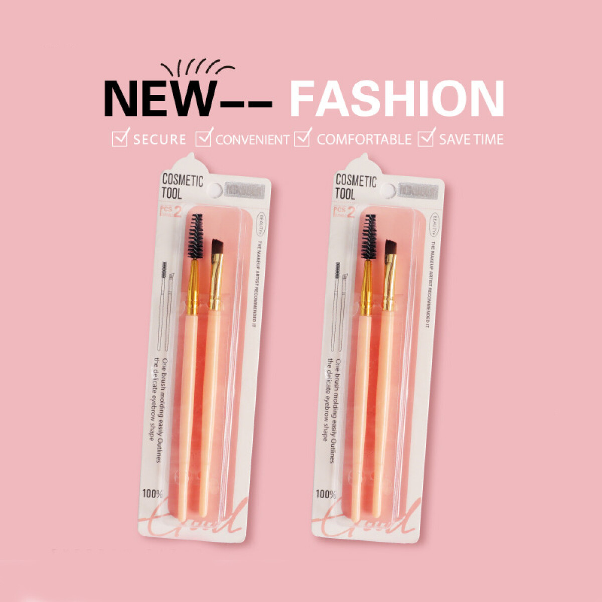 Brochas de maquillaje x2 unidades - Brochas De Maquillaje X2 Unidades 