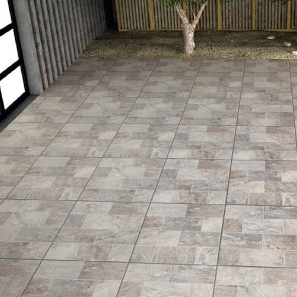 CERÁMICA PARA PISO EXTERIOR ANTIDESLIZANTE STONE HD "A" 50.8X50.8 CM Cerámica Para Piso Exterior Antideslizante Stone Hd "a" 50.8x50.8 Cm