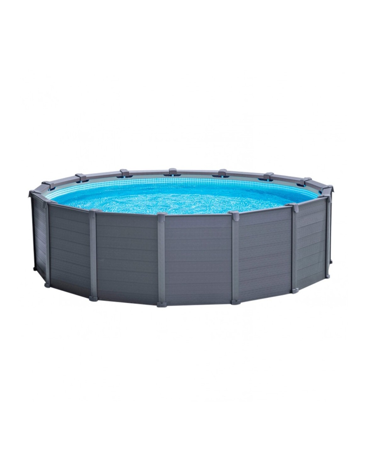 INTEX PISCINA ESTRUCTURAL PREMIUM GRAFITO PANEL 4.78 X 1.24 METROS ...