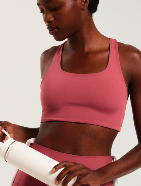 TOP DEPORTIVO HERO CON FIBRA LYCRA® ROSADO