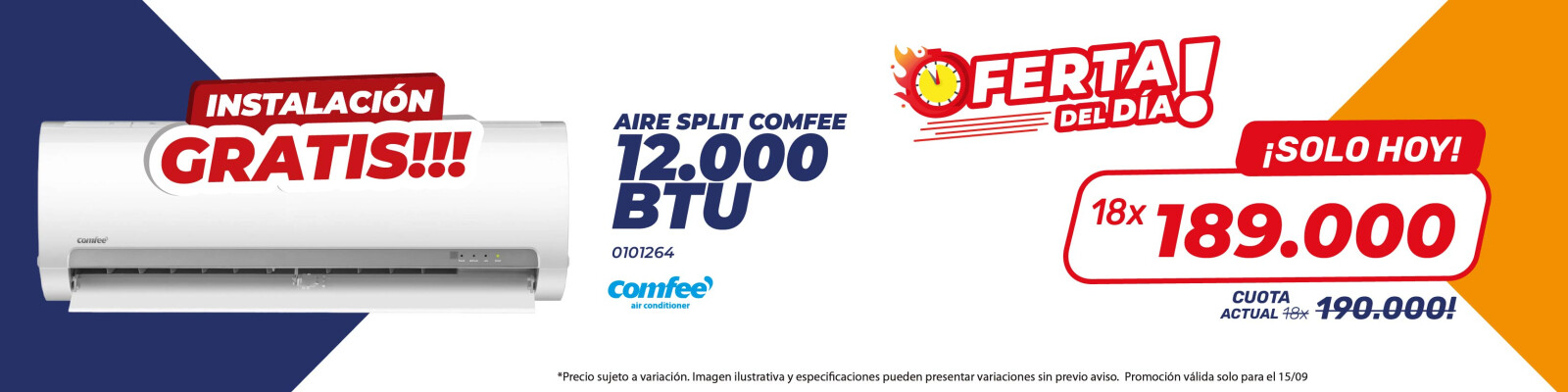 Oferta 1 del dia 15/09