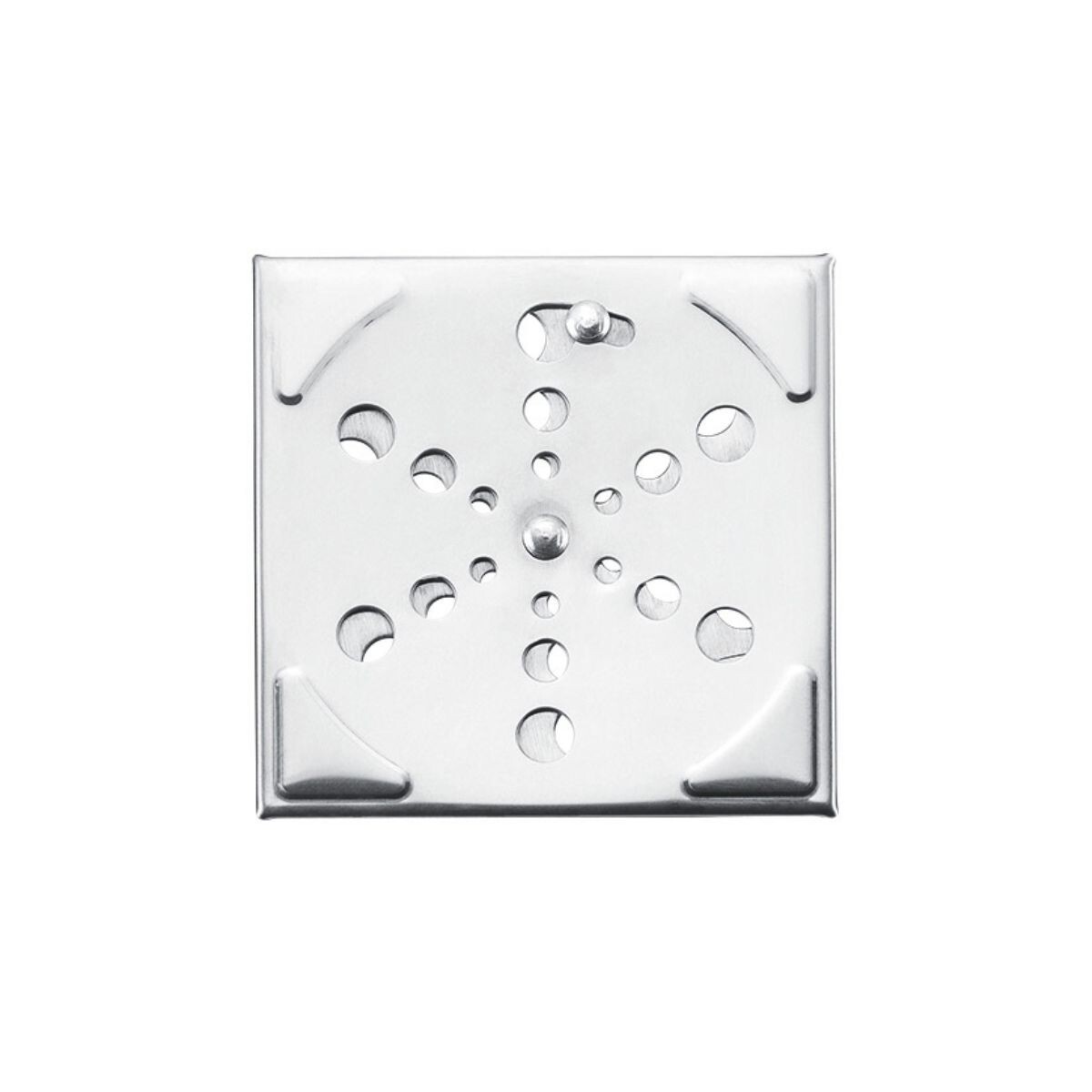 Rejilla Cuadrada Inox 10cm Abre/cierra 