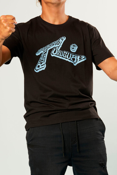 T-SHIRT MUNDIAL RUSTY Negro
