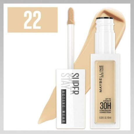 MAYBELLINE SUPER STAY CORRECTOR LIQUIDO ACTIVE WEAR Nº22 30H 10ML MAYBELLINE SUPER STAY CORRECTOR LIQUIDO ACTIVE WEAR Nº22 30H 10ML