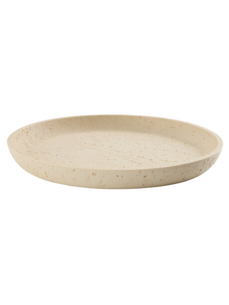 Bandeja decorativa JENSUFFE Ø30xH3 cm beige Bandeja decorativa JENSUFFE Ø30xH3 cm beige