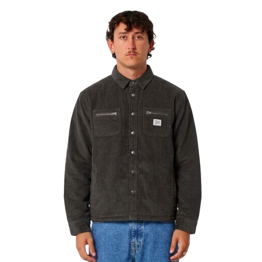 Campera Critical Slide Zipped Overshirt - Negro Campera Critical Slide Zipped Overshirt - Negro