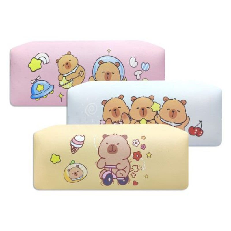 Cartuchera con cierre Happy Capybara Cartuchera con cierre Happy Capybara