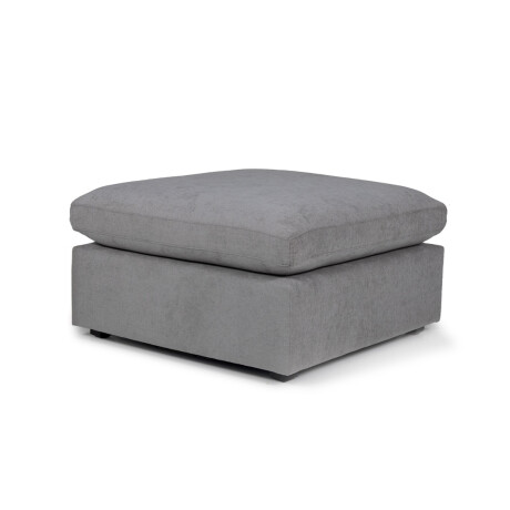 Puff Conecta - Tela Microfibra Gris