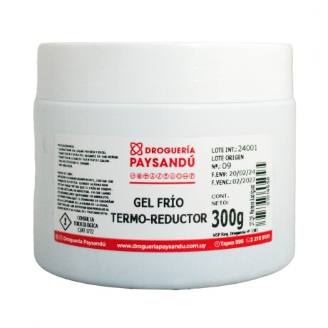 Gel Frío Termo Reductor 300 g