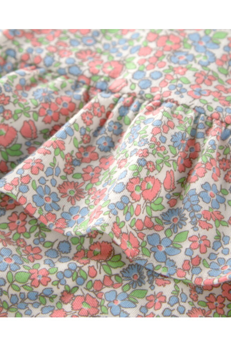 Pack dos bodies bombachudos de algodón orgánico, diseños floral y rosa Sin color
